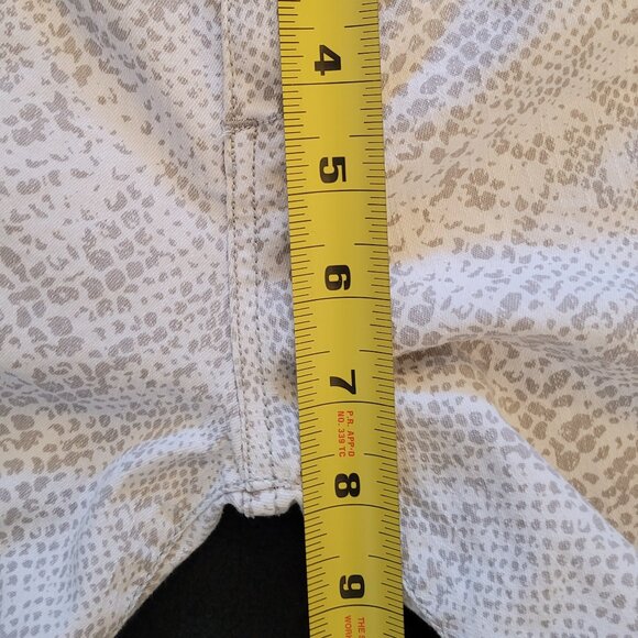 Almost Famous Grey and White Animal Print Jeans - Picture 8 of 9